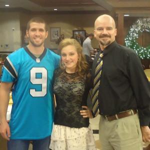 From Thanksgiving in 2014. With Renata Anger and Graham Gano.