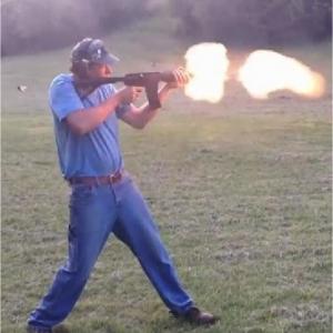 Tredd Barton shooting Washington County Machine Guns full-auto 50 Beowulf M4.