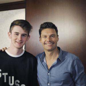Still of Ryan Seacrest and Ben Lehwald in Becoming Us (2015)