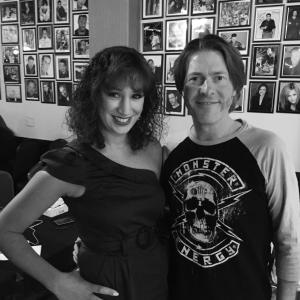 Laura Madsen with comedian Don Jamieson