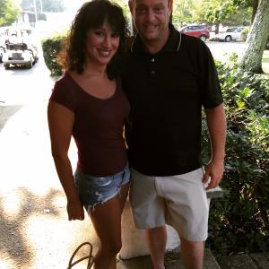 Laura Madsen with Actor Lenny Venito