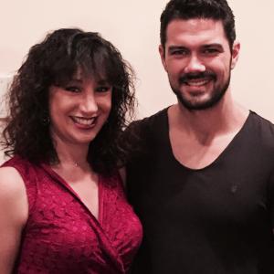 Laura Madsen with actor Ryan Paevey