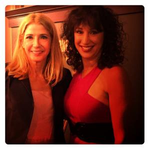 Sex and the City author Candace Bushnell with Laura Madsen