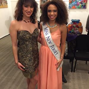 Laura Madsen with Miss New Jersey 2014 Cierra Kaler Jones