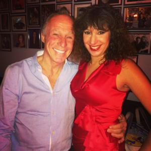 Comedian Jackie Martling with Laura Madsen