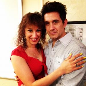 Laura Madsen with Actor Ronnie Marmo