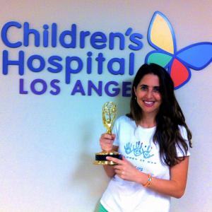 Extremely proud to be sharing this Emmy with Children's Hospital Los Angeles and Children of War Foundation on a short doc. on a Child of War.