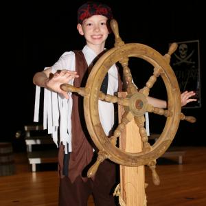 Zach as the lead role in Pirates! The Musical
