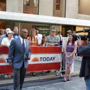 Kira Lorsch with Al Roker on Today Show for California Science Center