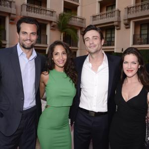 Television Academy Daytime Emmy party at Montage Beverly Hills with Scott Elrod, Christel Khalil, Daniel Goddard, and Kira Reed Lorsch