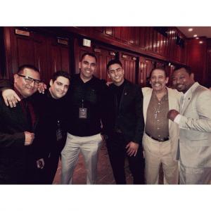 L Herman Flores  Matt Mrok  Brian Amlani  Quincy Brown  Danny Trejo  Sugar Shane Mosley attended the 2014 sports spectacular dinner gala in Beverly Hills Ca