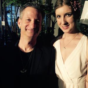 Audrey Hendricks and David Zimmerman attend the 58th Annual Grammy Awards
