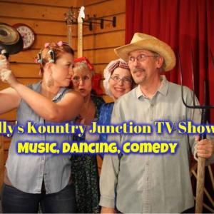 Promotional photo for Music Video for We're Swinging Away, by Meggie Jenny and Kelly James on Kelly's Kountry Junction