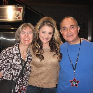 Bill and Jan with Lauren  2011 American Idol runner up