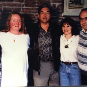 With actor Graham Greene center during production of From the Yukon to the YucatanEco Variety 1996