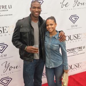 Actor Rich Morrow and Christina Milian at House of London and Be You Campaign 2015.