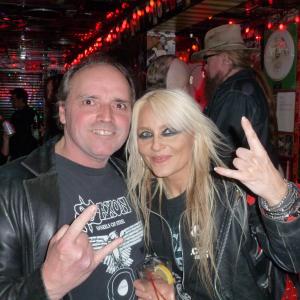 Hanging with the Queen Of Metal Doro Pesch in NYC