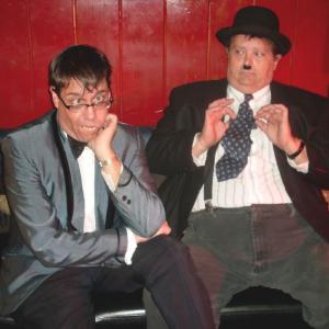 As Oliver Hardy with David Wolfs Jerry Lewis