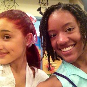 On the set of Victorious