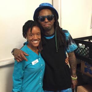 Lil Wayne and Noveen Crumbie