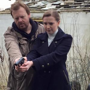 Unforgiving 2016Dean Sills with actress Bronte King