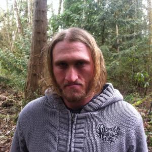 Me in the forests of British Columbia Canada pretending to be a viking