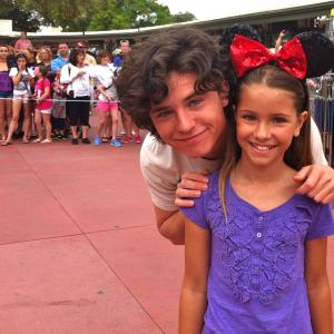 On the set of The Middle with Charlie McDermott who plays Axl Heck