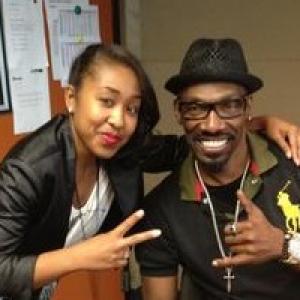 With Charlie Murphy at Radio One Baltimore