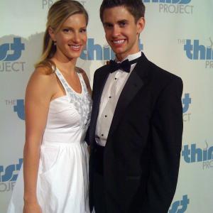 Nick Bolton and Heather Morris attend The Inaugural Thirst Gala, benefitting The Thirst Project, at Casa Del Mar.