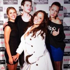 Gabrielle Christian, Nick Bolton, Maria Russell, and Ash Lendzion attend 