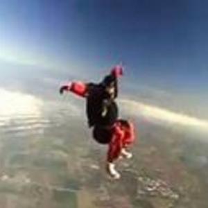 SitFlying over Skydance Skydiving at Davis California