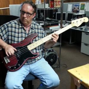 Delivery day for New Fender Custom Shop Bass. Yes, it works.