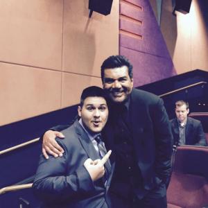 George Lopez and I at Spare Parts Movie Screening
