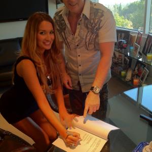 Katrina Darrell signs record deal with Michael Blakey