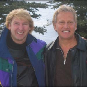 Michael Blakey & Graham Russell (Air Supply) relaxing after a studio session on the slopes at Grahams home in Utah.