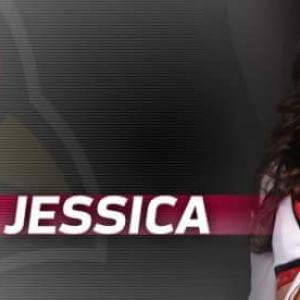 Photo of Jessica as an Arizona Cardinals Cheerleader for the 2009-2010 season.