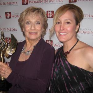Cloris Leachman is proud of her Lifetime Achievement Genii Award She so deserves this honor!!!