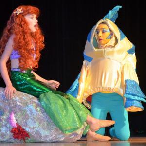 Ashlen starring as Ariel in The Little Mermaid with Riverside Childrens Theatre