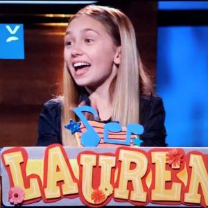Lauren on Are You Smarter Than a 5th Grader?