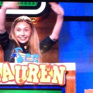 Lauren appearing on Are You Smarter Than a 5th Grader?