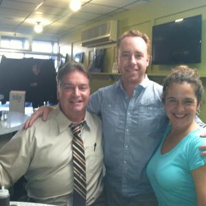 With Michael Callahan and Ben Kahn director on set for Megabucks commercial