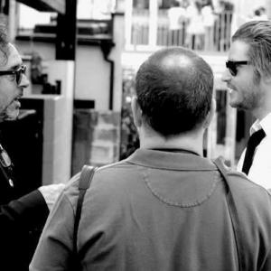 Tim Burton and Emilio Insolera having some talks in Tokyo Japan
