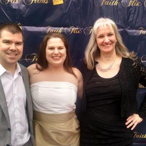 Loran Bolding and Husband Joshua Bolding with filmmaker and director Sharon Wilharm at the Providence Red Carpet Premier.