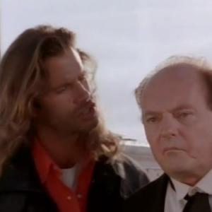 Still of Lorenzo Lamas and Dennis Lipscomb in Renegade (1992)