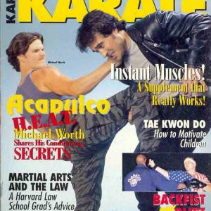 Cover Inside Karate Michael Worth
