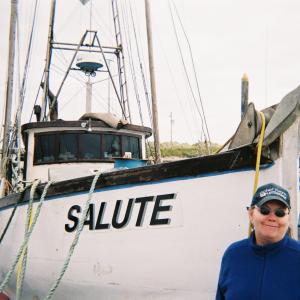 The actual Salute Anastacia Moore spent time tuna fishing on this old wooden schooner that now sits derelict on the docks at Charleston Harbor
