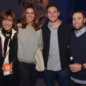 Graham Clark, Cristan Reilly, Andrea Nevins, and Geoffrey Franklin Tribeca Film Festival 2015