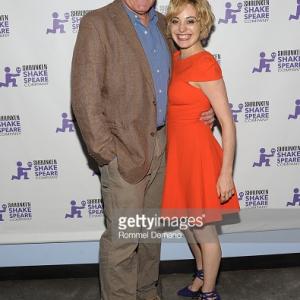 Jay O Sanders and Yvonne Cone perform in and attend Shrunken Shakespeare Companys Ira in New York City 2015