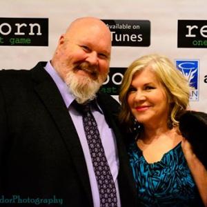 Sheril Rodgers and I on the Red Carpet of REBORN Feburary 2015