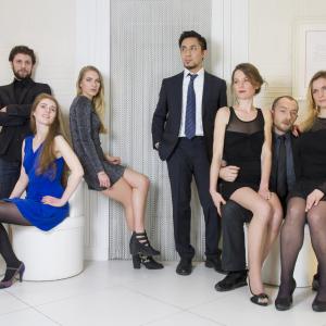 From left to right: Michael Abaï, Delphine Lanniel, Charlotte Déniel, Eric Truong, Morwenna Spagnol, Stéphen Scardicchio and Nathalie Couturier.